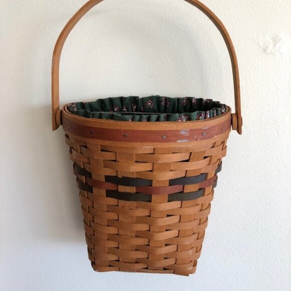 LONGABERGER Shades of Autumn Harvest Basket, Liner & Protector - Picture 3 of 17